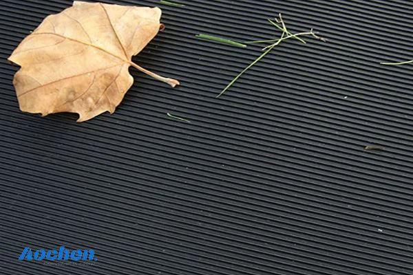 Širina uzorka / Tanka rebra gumena Neklizajuća gumena podloga